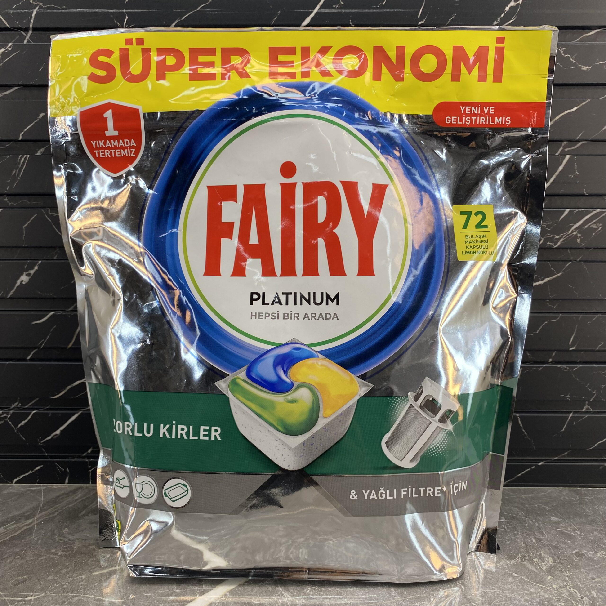 قرص ماشین ظرفشویی فیری (Fairy) پلاتینیوم 72 عددی